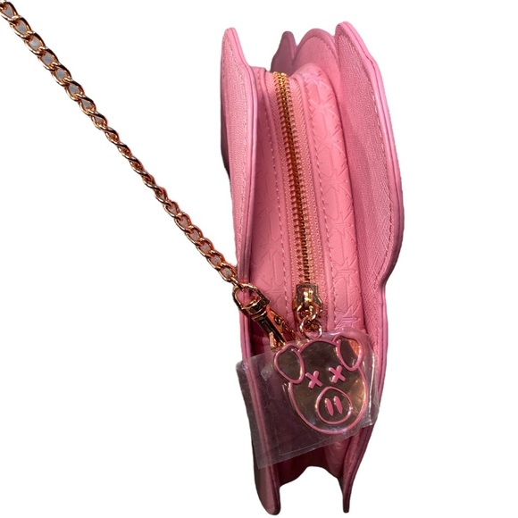 Jeffree Star x Shane Dawson pink pig crossbody chain purse NWT - Picture 4 of 7
